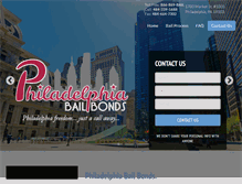 Tablet Screenshot of philadelphiabailbondsllc.com